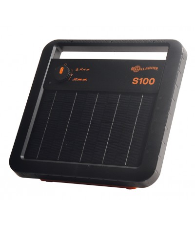 Gallagher S100 zonne-energie schrikdraadapparaat inclusief batterij
