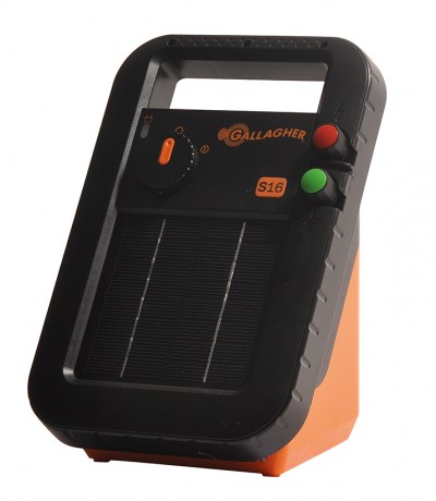 Gallagher S16 solar schrikdraadapparaat incl. batterij