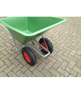 Kruiwagen Forza 160L HDPE Bak Gelakt onderstel 2-Wiel Kruiwagen