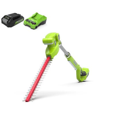 Greenworks Accu Heggenschaar Langbereik 24 volt incl. accu en lader