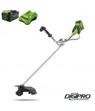 Greenworks 40 Volt 4.0aH Accu Trimmer en Bosmaaier met accu en lader Snoeiapparaten