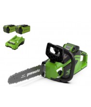 Greenworks Accu Kettingzaag DigiPro 40V met 2x2.0 Accu en lader Kettingzaag