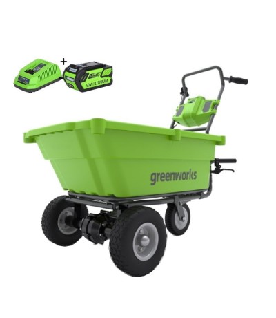 Greenworks Accu Kruiwagen 40V Met 4.0Ah Accu en lader