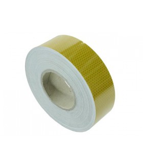 KSG Reflec. tape 50mm x 50mtr. geel E-keur Tape & isolatie
