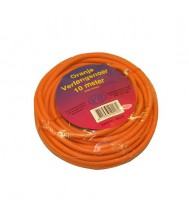 Verlengsnoer 10 meter 2x1MM H05VV-F oranje Verlengkabels