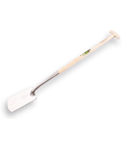 Atlas zwanenhalsspade diamant gepolijst blad , met hickory 80cm t-stl