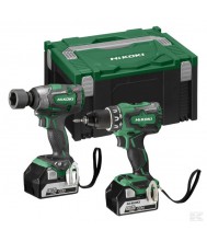 Hikoki KC18DPLWDZ Combinatieset Accuboormachine