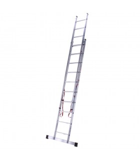 Euroline 2X10 2 delige ladder recht met balk Ladder 2 delig