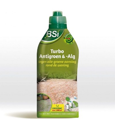 BSI Anti-groen & alg 2000 M2 / 1 Liter Aanslagreiniger