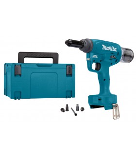 Makita 18v Blindklinknageltang t/m 6,4mm DRV250ZJ zonder accu en lader Luchtgereedschap / Pneumatisch gereedschap