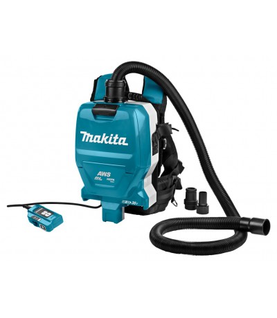 Makita 2x18v Rugstofzuiger DVC265ZXU zonder accu en lader