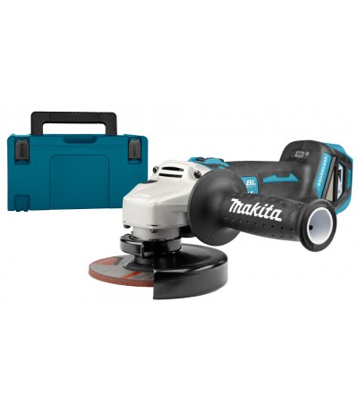 Makita 18v Haakse slijper 125mm DGA517ZJ zonder accu en lader Haakse slijper