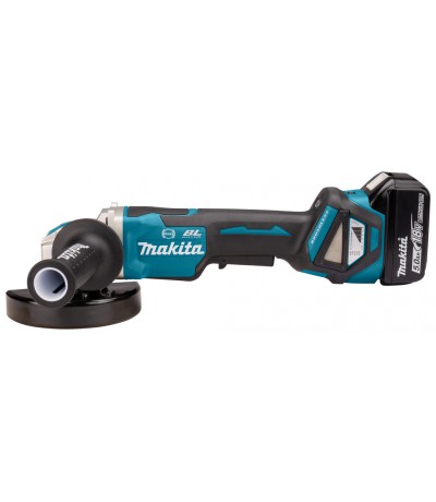 Makita 18v Haakse slijper 125mm X-lock DGA519RTJ Haakse slijper