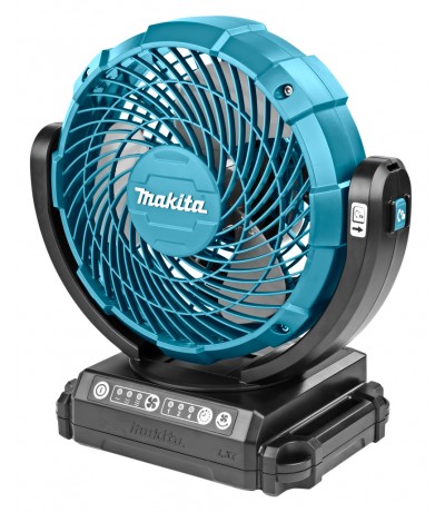 makita 14,4 / 18v Ventilator zwenkfunctie DCF102Z zonder accu en lader ventilator