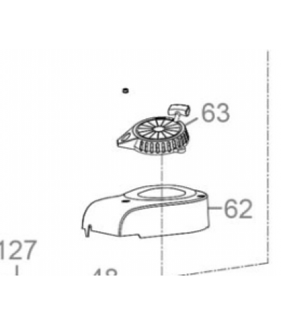 Handstarter gude 95381-01063 NR 63 Onderdelen Gude
