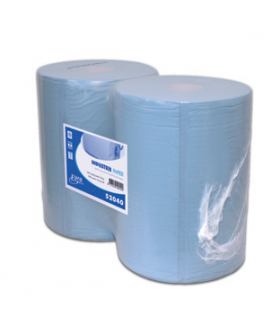 Europroducts Industrie papier Blauw 1X 190 m 37 Cm Papier & dispencers