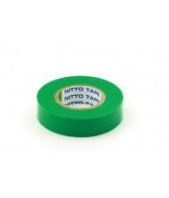Nitto Tape Groen 10m 15mm Per rol Tape & isolatie