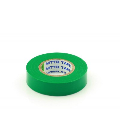 Nitto Tape Groen 10m 15mm Per rol Tape & isolatie