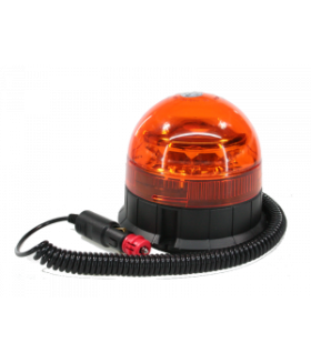 KSG LED Zwaailamp Flitslamp 12/24V, kort, magneetvoet Zwaai/ Flitslamp