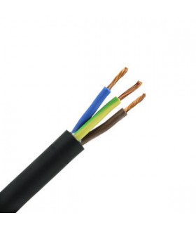 Neopreen kabel 3x1.5mm² Per meter Kabel