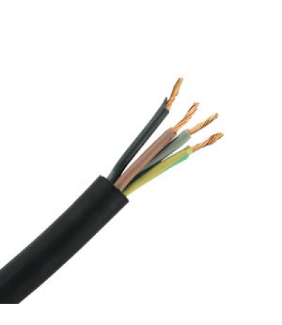 Neopreen kabel 4x2,5mm² Per meter