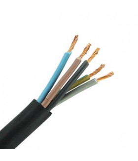 Neopreen kabel 5x6mm² Per meter Kabel