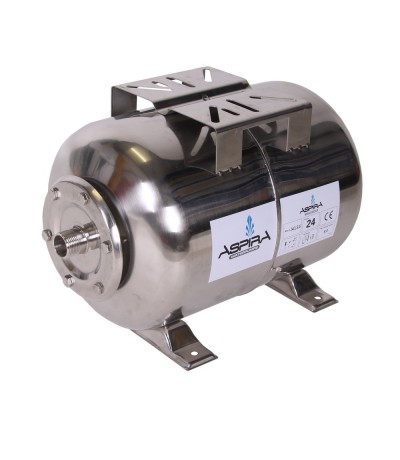 Aspira Hydrofoortank RVS 24L Hydrofoorpomp