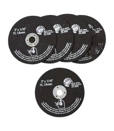 Zion Air Doorslijpschijven 75mm 5 stuks Zion Air Doorslijpschijven 75mm 5 stuks