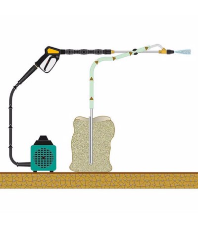 Zandstraler ST-55-050 600 mm 1/4"AG Hogedrukreiniger accesoires