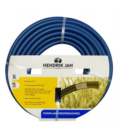 Hendrik Jan tuinslang professioneel 1/2 (13mm) - 15 meter