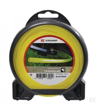 Nylondraad rond 3,0mm 15 m