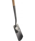 Spade geslepen met hals, steel 90cm