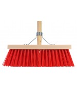 Bezem rood 41cm, incl steel 140cm Overig Tuingereedschap