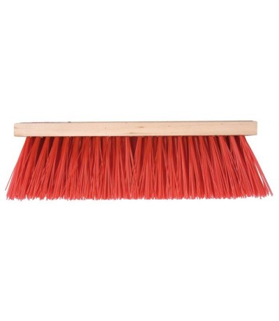 Bezem 35cm rood, Talen Tools