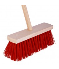 Bezem 28cm rood incl. steel 120cm, Talen Tools Tuingereedschap