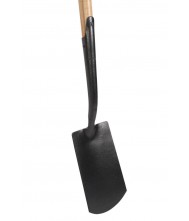 Spade met hals en lip antraciet steel 76cm, Talen Tools Tuingereedschap