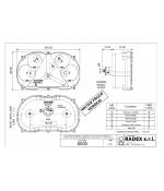 RADEX Achterlicht Semi LED Rechts