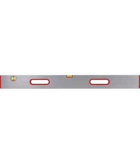 Reilat aluminium 200cm met libellen en 2 handvaten, Talen Tools Meetgereedschap