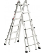 Telescoopladder 4x6 treden Euroline Vario Telescoop Ladder