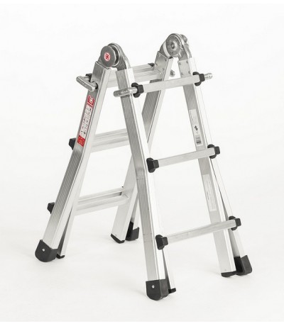 Telescoopladder 4x3 treden Euroline Vario