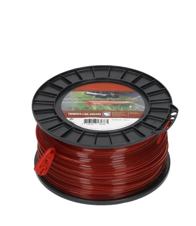 Maaidraad vierkant Ø2.65 mm 169 meter rood