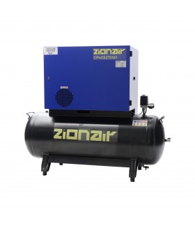 Zion Air Compressor gedempt 4kW 400V 11 bar 270L tank ster-driehoek Compressor