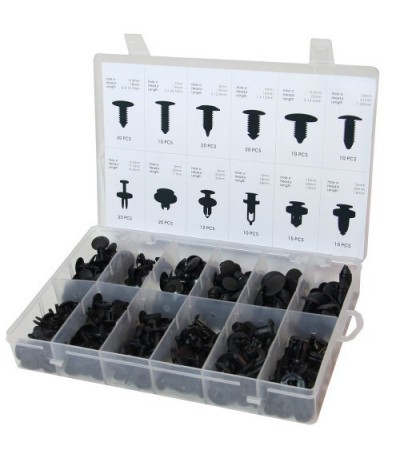 XP tools Bekleding clips assortiment 192 delig