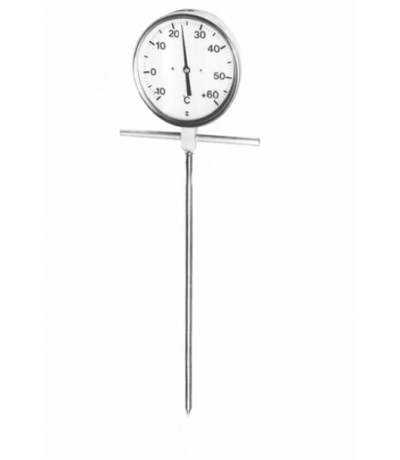 Aardappelkuil steekthermometer -10/+60 gr. 1.00m