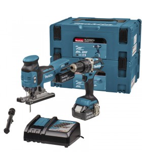 Makita 18 V combiset voor boor- en schroefwerk en zagen DLX2355TJ Overig Accu gereedschap