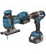 Makita 18 V combiset voor boor- en schroefwerk en zagen DLX2355TJ