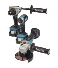 Makita 18 V combiset boren, (slag)schroeven en slijpen DLX3155TJ Overig Accu gereedschap