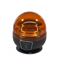 KSG LED Zwaailamp Flitslamp oplaadbaar, magneetvoet Zwaai/ Flitslamp