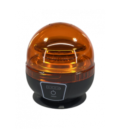 KSG LED Zwaailamp Flitslamp oplaadbaar, magneetvoet Zwaai/ Flitslamp
