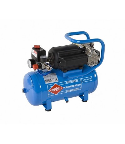 Airpress Stille Olievrije Compressor LMO 15-210 8 bar 0.75 pk/0.55 kW Compressor